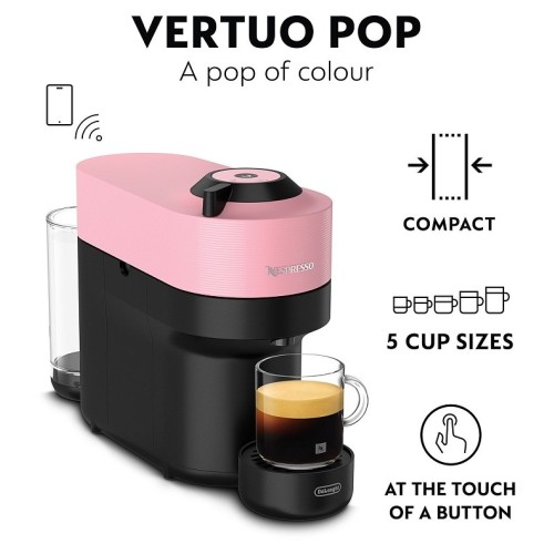 ΚΑΦΕΤΙΕΡΑ ΕΣΠΡΕΣΣΟ DELONGHI ENV90.P NESPRESSO VERTUO POP PINK